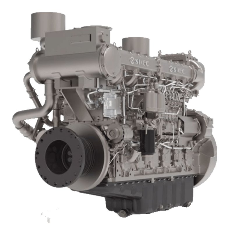 6 Cylinder 25.2L 588kw/1800rpm SC25K Series Marine diesel Engine for High Speed Passenger Boat Fishing Boat and Tourism